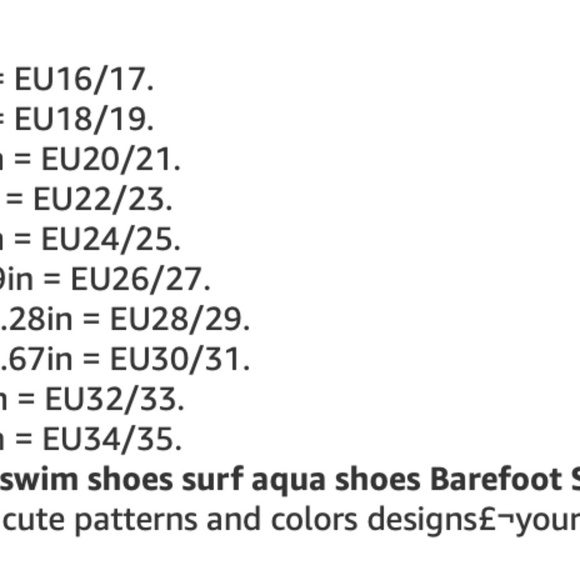 NWT Ning Swim Shoes Size EU 34/35 (US Size 3.5-4) Pink Unicorn - Picture 8 of 11